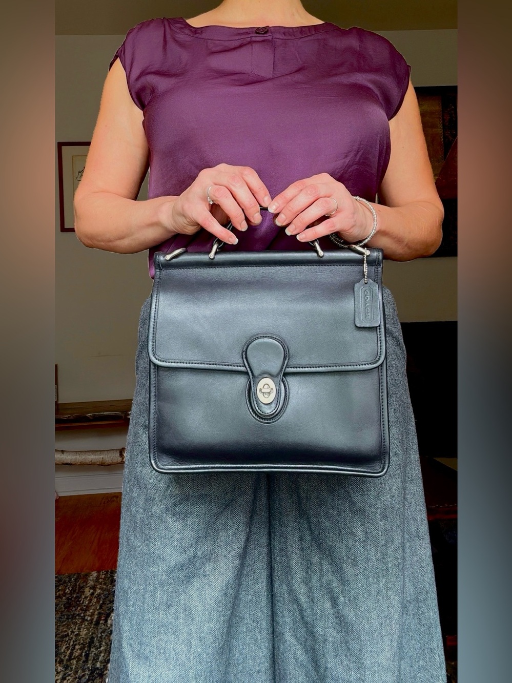 Vintage Coach Willis Bag #9927 - Picture 4 of 15
